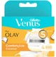 Сменный картридж для бритья (лезвия кассеты) женский Venus Plus Olay Comfortglade кокос 4 шт - изображение 2