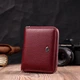 Шкіряний жіночий гаманець ST Leather бордового кольору з монетницею та блискавкою (bg194fash85) - зображення 12