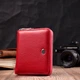 Портмоне Для Женщин На Молнии Из Натуральной Кожи St Leather Красный (259669) - изображение 6