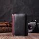 Удобный кошелек для девушек из натуральной кожи ST Leather Wallet 22497 Разноцветный - изображение 7