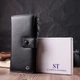 Женский Кошелек-клатч Из Натуральной Кожи St Leather Черный (260402) - изображение 9