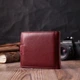 Женский молодежный бумажник из натуральной кожи ST Leather бордового цвета (bg225fash54) - изображение 10