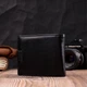 Классическое черное портмоне ST Leather из натуральной кожи с отделением для карт и монетницей (bg194fash73) - изображение 10