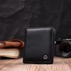 Кошелек ST Leather из натуральной кожи черного цвета с монетницей и магнитной застежкой (bg194fash74) - изображение 12