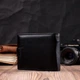 Мужской горизонтальный бумажник из натуральной кожи ST Leather 22466 Черный - изображение 8