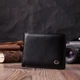 Гаманець-затиск з натуральної шкіри ST Leather 22476 Чорний - изображение 7