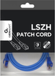 Patchcord Cablexpert CAT6a FTP 1 m Niebieski (PP6A-LSZHCU-B-1M) - obraz 4