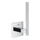 Держатель запасного рулона туалетной бумаги GROHE QuickFix Start Cube 40979000 прямоугольный металлический хром CV033422 - изображение 1