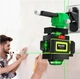 4D Нівелір лазерний рівень Hilda 4D PRO 360 перехресний 25 м, що самовирівнюється, з підставкою і пультом ДУ - зображення 3