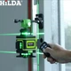 4D Нівелір лазерний рівень Hilda 4D PRO 360 перехресний 25 м, що самовирівнюється, з підставкою і пультом ДУ - зображення 4
