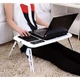 Складной столик-подставка для ноутбука с кулером E-Table LD09 - изображение 1