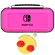 Жорсткий захисний кейс чохол для ігрової консолі Nintendo Switch / Nintendo Switch OLED (Full Pink) + в подарунок накладки на стіки [417408057] - зображення 1