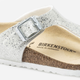 Klapki japonki dziecięce dla dziewczynki Birkenstock GIZEH Kids Birko-Flor Narrow 32 Biały/Szary (4039854932027) - obraz 6