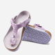 Klapki japonki dziecięce dla dziewczynki Birkenstock GIZEH Kids Birko-Flor Regular 30 Różowe (4061416349899) - obraz 5