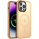Чохол TPU+PC Metal Buttons with MagSafe Colorful для Apple iPhone 14 Pro (6.1") Orange - зображення 1