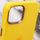 Чохол Silicone Case Metal Buttons (AA) для Apple iPhone 12 Pro Max Жовтий/Sunglow (ITS-00000065322_5) - изображение 8