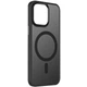 Чехол TPU+PC Metal Buttons with MagSafe Colorful для Apple iPhone 13 (6.1") Black - изображение 3