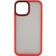 TPU+PC чохол Metal Buttons для Apple iPhone 13 (6.1") Червоний - изображение 1