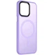 Чехол TPU+PC Metal Buttons with MagSafe Colorful для Apple iPhone 13 (6.1") Light Purple - изображение 1