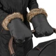 Рукавички для коляски Lionelo HANDMUFF BLACK - зображення 3