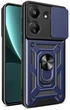 Чехол Camshield c кольцом-подставкой на Xiaomi Redmi 13C синий - изображение 1