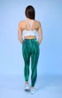 Лосины леггинсы женские спортивные с эффектом push-up (пуш-ап) Бесшовные Тайтсы Неон Зеленый размер М (70033) - изображение 5