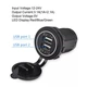Автомобильный врезной адаптер SF-50-2 12v 24v 2 USB 2.1+1A (красная подсветка) - изображение 3