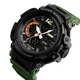 Годинник наручний 1343AG SKMEI з підсвічуванням, ARMY GREEN-BLACK - зображення 2