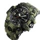 Часы наручные 1155BCMGN SKMEI с подсветкой, GREEN CAMO - изображение 4