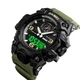 Годинник наручний 1586AG SKMEI з підсвічуванням, ARMY GREEN-BLACK - зображення 4