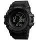 Часы наручные 1356BK SKMEI с подсветкой, BLACK-BLACK, Compass - изображение 1