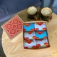 Подарочный набор женских носков 36-41 р на 6 пар с рисунком love is лето-осень-весна разноцветных - изображение 2