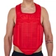 Защита корпуса (жилет) для единоборств (PU, р-р M, красный) (BO-0401_Красный_M) - изображение 1