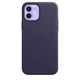 Чохол шкіряний Wave Premium AAA Leather Case with MagSafe для Apple iPhone 12/12 Pro Deep Violet - зображення 1