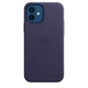 Чохол шкіряний Wave Premium AAA Leather Case with MagSafe для Apple iPhone 12/12 Pro Deep Violet - зображення 3
