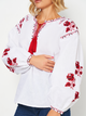 Вышиванка женская с узором NARODNYY BUTIK Троянда 1022.1 54 Белая (NB2000000319278) - изображение 4