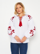 Вишиванка NARODNYY BUTIK Троянда 1022.1 44 Біла (NB2000000315966) - зображення 1