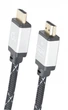 Кабель Cablexpert HDMI - HDMI V 1.4 (M/M), 1 м, чорний/сірий (CCB-HDMIL-1M) коробка - зображення 1