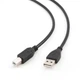 Кабель Cablexpert USB - USB Type-B (M/M), 1.8 м, преміум, Black (CCBP-USB2-AMBM-6) - изображение 1