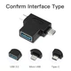 Адаптер Vention USB - USB Type-C + micro USB V 3.0 (F/M) Black (CDIB0) - изображение 6