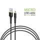 Кабель Intaleo CBFLEXM3 USB - micro USB (M/M), 3 м, Black (1283126487491) - зображення 1