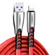 Кабель ColorWay USB - Lightning (M/M), 2.4 А, 1 м, Red (CW-CBUL010-RD) - изображение 1