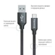 Кабель ColorWay USB - USB Type-C (M/M), 1 м, Black (CW-CBUC003-BK) - изображение 2