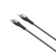 Кабель ColorWay USB Type-C - USB Type-C (M/M), PD Fast Charging, 3 А, 65 W, 1 м, Grey (CW-CBPDCC040-GR) - изображение 2