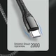 Кабель ColorWay USB Type-C - USB Type-C (M/M), PD Fast Charging, 3 А, 65 W, 1 м, Grey (CW-CBPDCC040-GR) - изображение 8