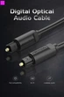 Кабель Vention Toslink - Toslink (M/M), 1.5 м, Black (BAEBG) - зображення 3
