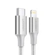 Кабель Ugreen US304 USB Type-C - Lightning (M/M), 2 м, Silver (70525) - зображення 2