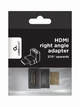 Адаптер Cablexpert HDMI - HDMI, M/F, Г-подібний, чорний (A-HDMI270-FML) пакет - зображення 4