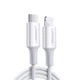 Кабель Ugreen US171 USB Type-C - Lightning (M/M), 1.5 м, White (60748) - изображение 1
