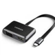 Адаптер Ugreen CM303 HDMI+VGA - USB Type-C (F/M), Black (70549) - зображення 1